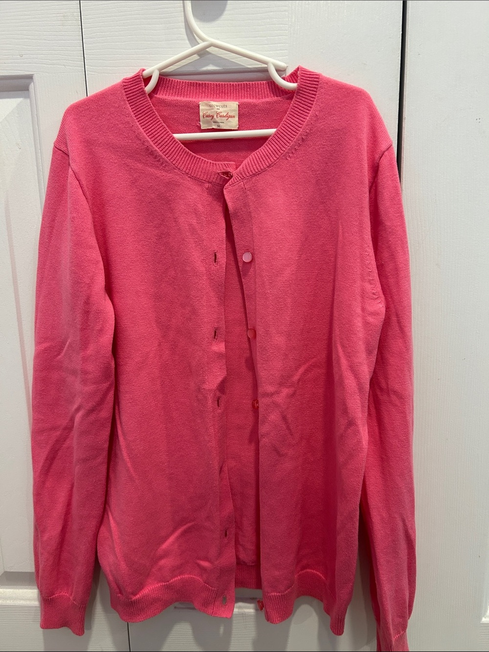 Crewcuts Pink Button-Front Women’s Cardigan